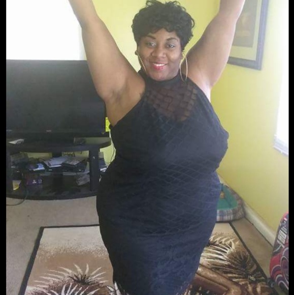 Dresses & Skirts - Black Mesh Dress